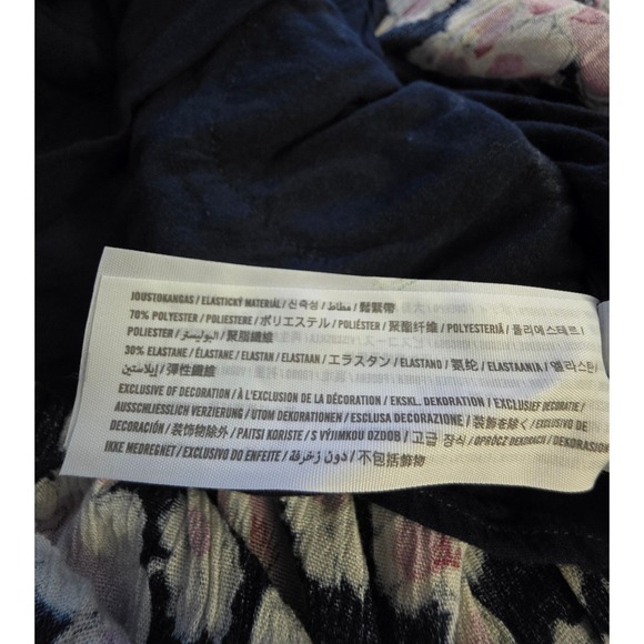 Abercrombie & Fitch Midi Dress Y2K Milkmaid Floral Cottagecore Fairycore Vacay - Picture 4 of 10